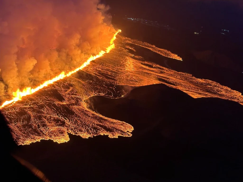 Islanda a înregistrat a șasea erupție vulcanică în ultimele luni