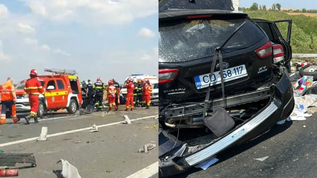 Accident grav pe autostrada Timișoara-Lugoj: O persoană decedată într-un vehicul diplomatic
