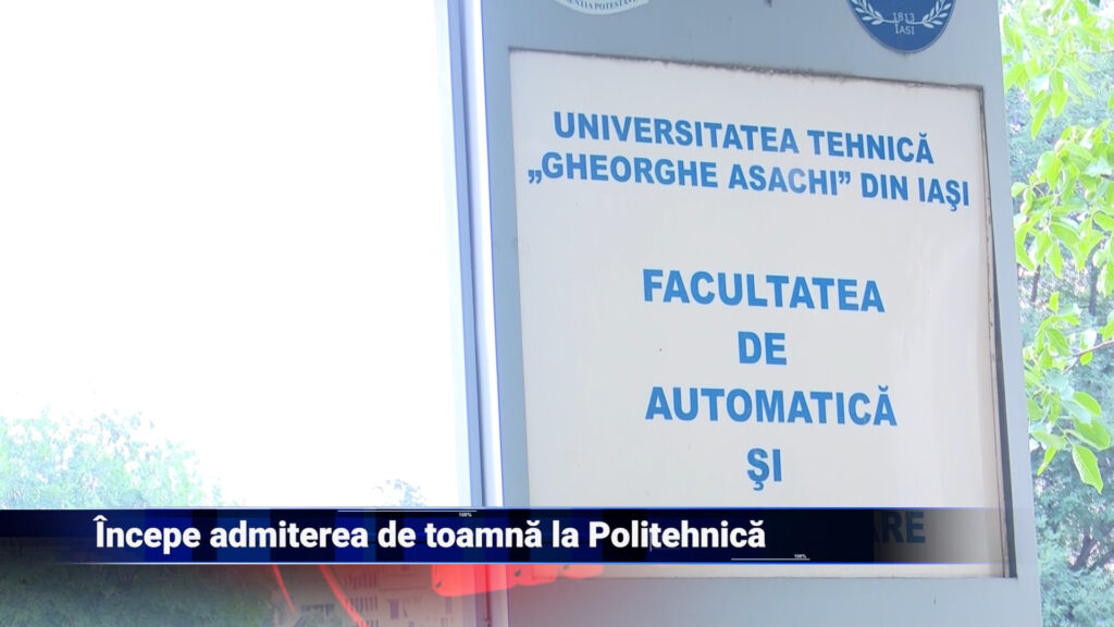 Începe admiterea de toamnă la Politehnică