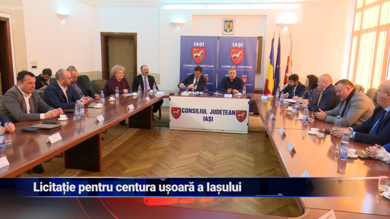 Licitație pentru centura ușoară a Iașului