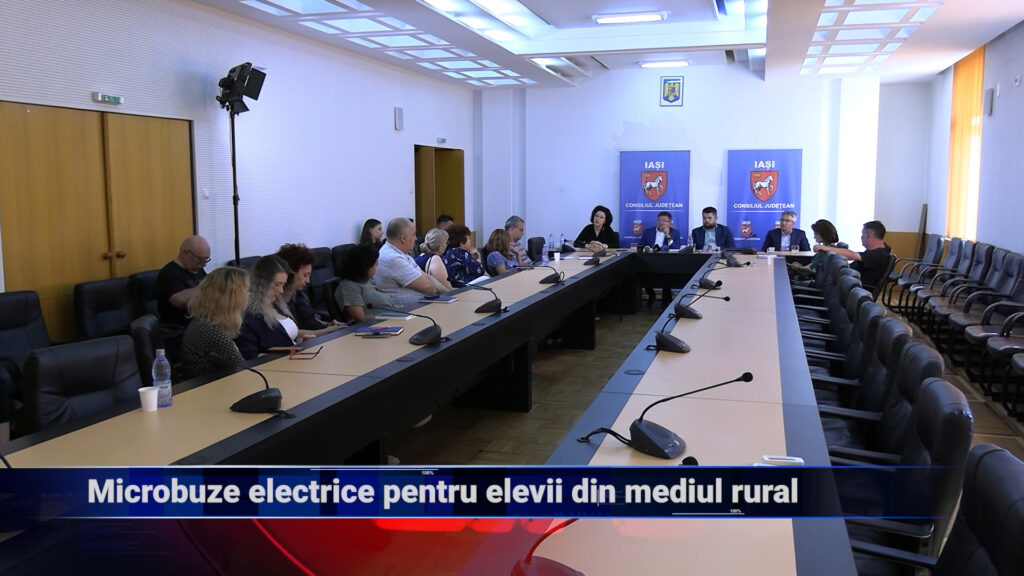 Microbuze electrice pentru elevii din mediul rural