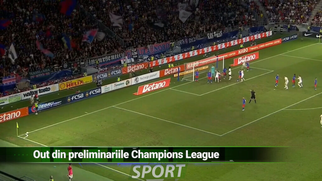 OUT DIN PRELIMINARIILE CHAMPIONS LEAGUE