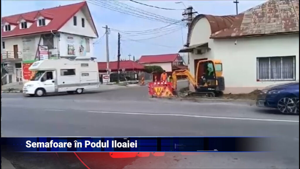 Semafoare în Podu Iloaiei