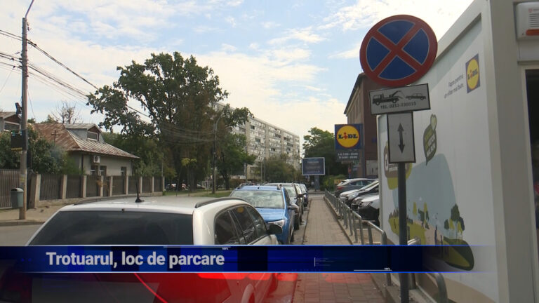 Trotuarul, loc de parcare