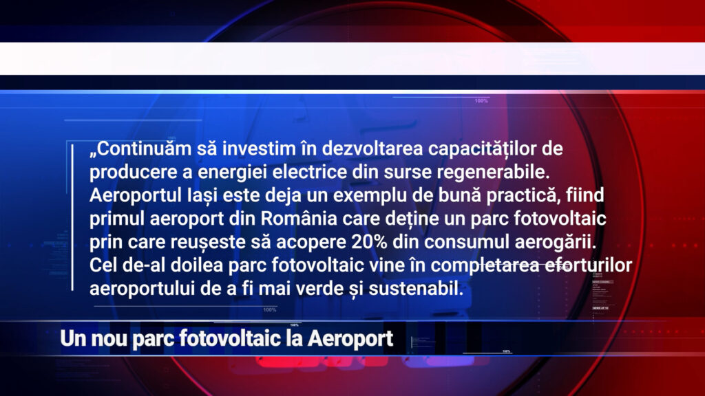 Un nou parc fotovoltaic la Aeroport