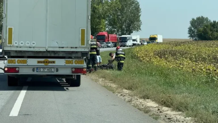 Accident motociclistă