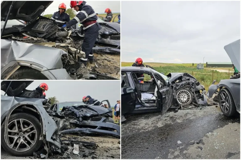 Accident grav pe o şosea din Botoşani. Un şofer şi o pasageră, răniţi grav