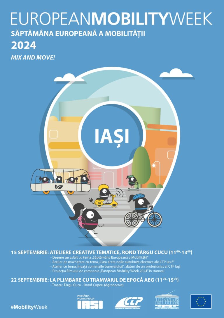 Compania de Transport Public Iași Săptămâna Europeană a Mobilității – Iași 2024