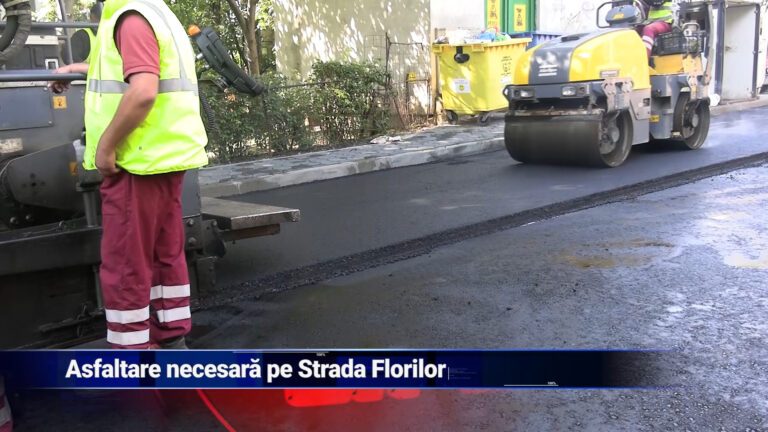 Asfaltare necesară pe Strada Florilor