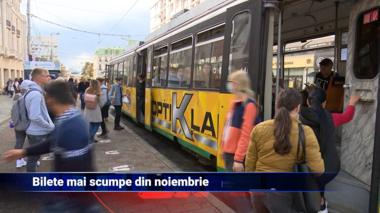 Bilete mai scumpe, din noiembrie