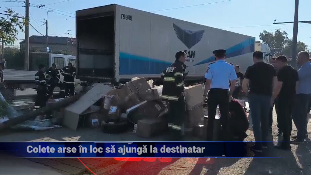 Colete arse în loc să ajungă la destinatari