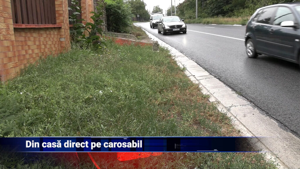 Din casă direct pe carosabil