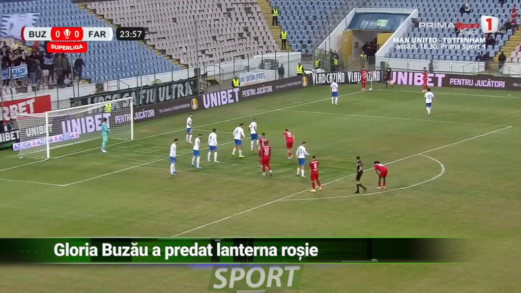 Gloria Buzău a predat lanterna roșie