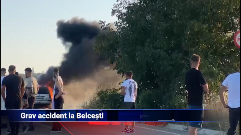 Grav accident la Belcești