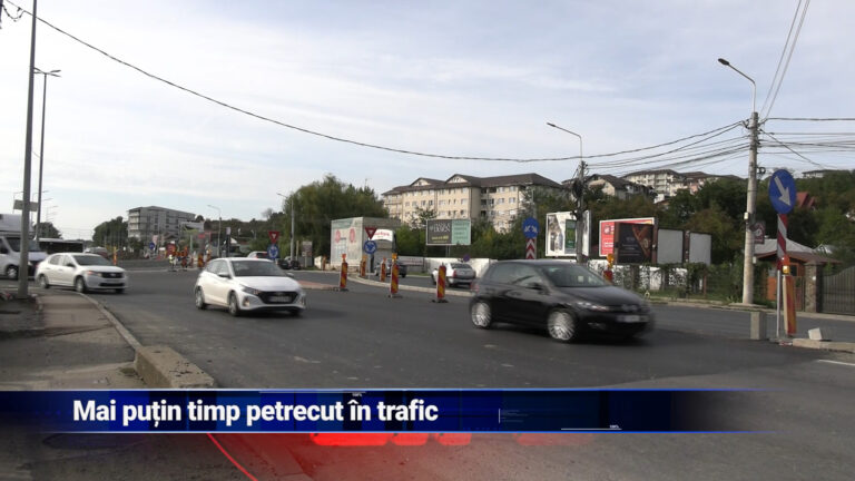 Mai puțin timp petrecut în trafic