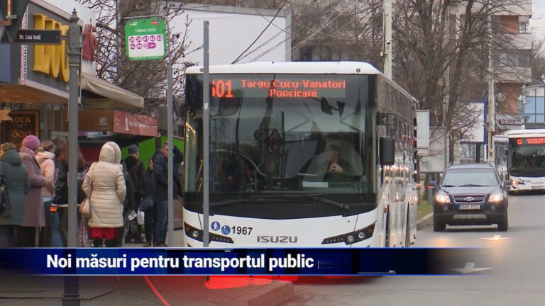 Noi măsuri pentru transportul public