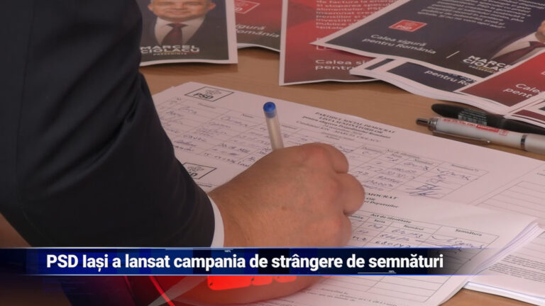 PSD Iași a lansat campania de strângere de semnături