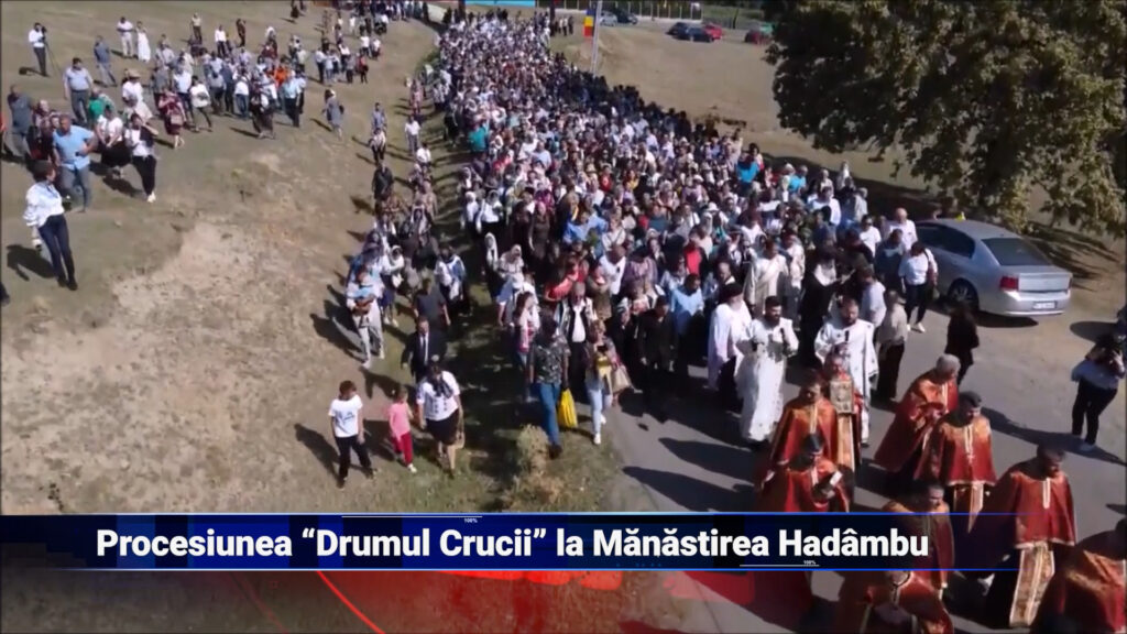 Procesiunea „Drumul Crucii” la Mănăstirea Hadâmbu