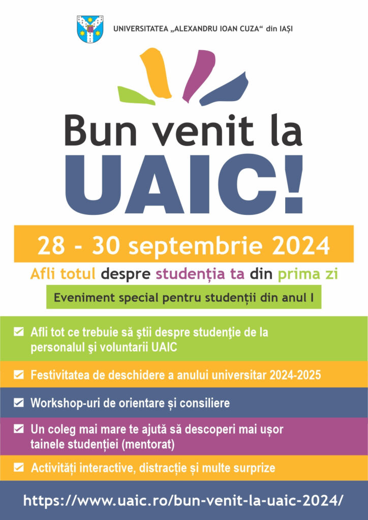 „Bun venit la UAIC”