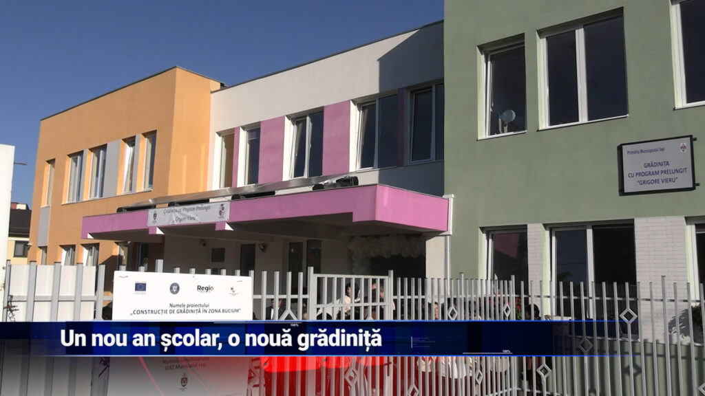 Un nou an școlar, o nouă grădiniță