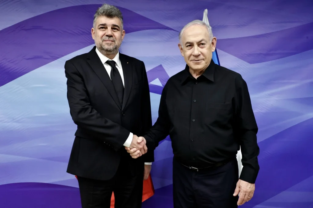 Marcel Ciolacu în vizită oficială în Israel pentru întâlnire cu premierul Netanyahu