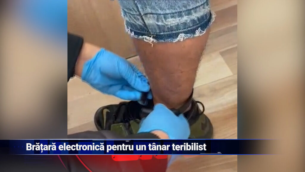 Brățară electronică pentru un tânăr teribilist