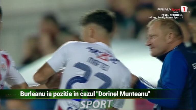 BURLEANU IA POZIȚIE ÎN CAZUL „DORINEL MUNTEANU”