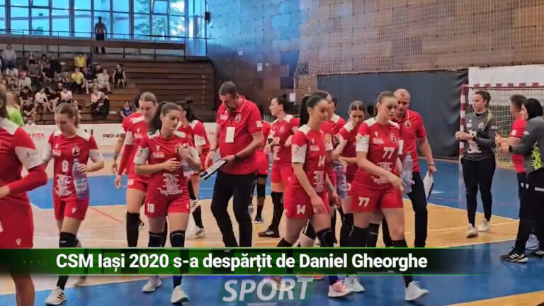 CSM Iași 2020 s-a despărțit de Daniel Gheorghe