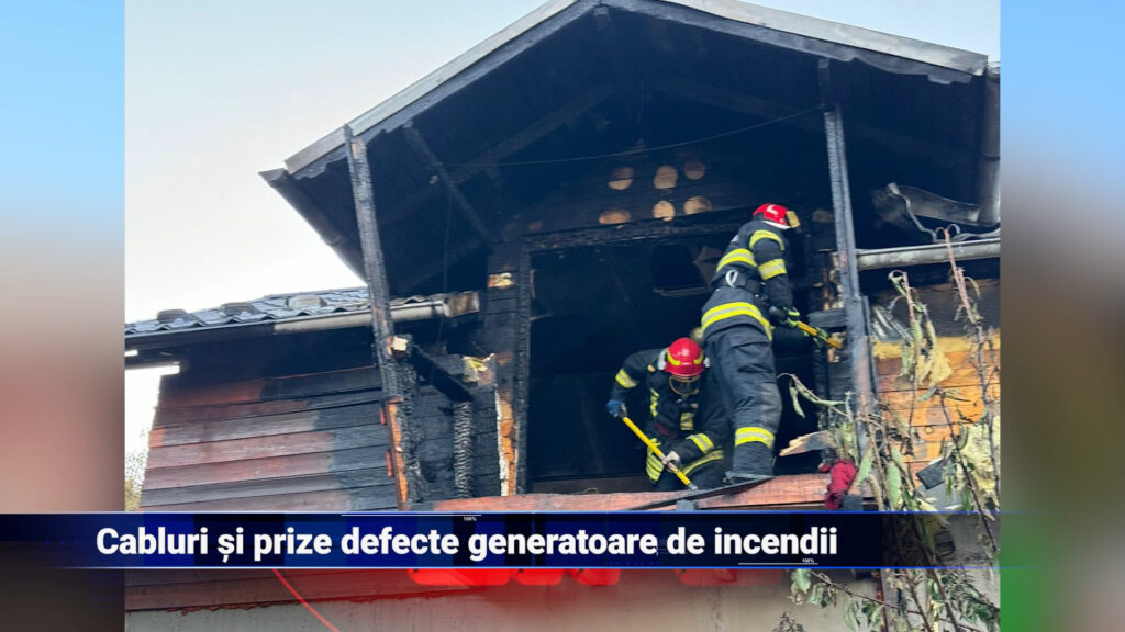 Cabluri și prize defecte generatoare de incendii