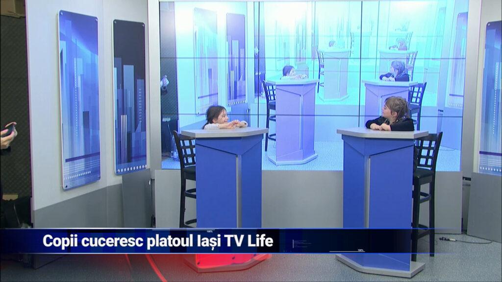 Copiii cuceresc platoul IașiTV Life