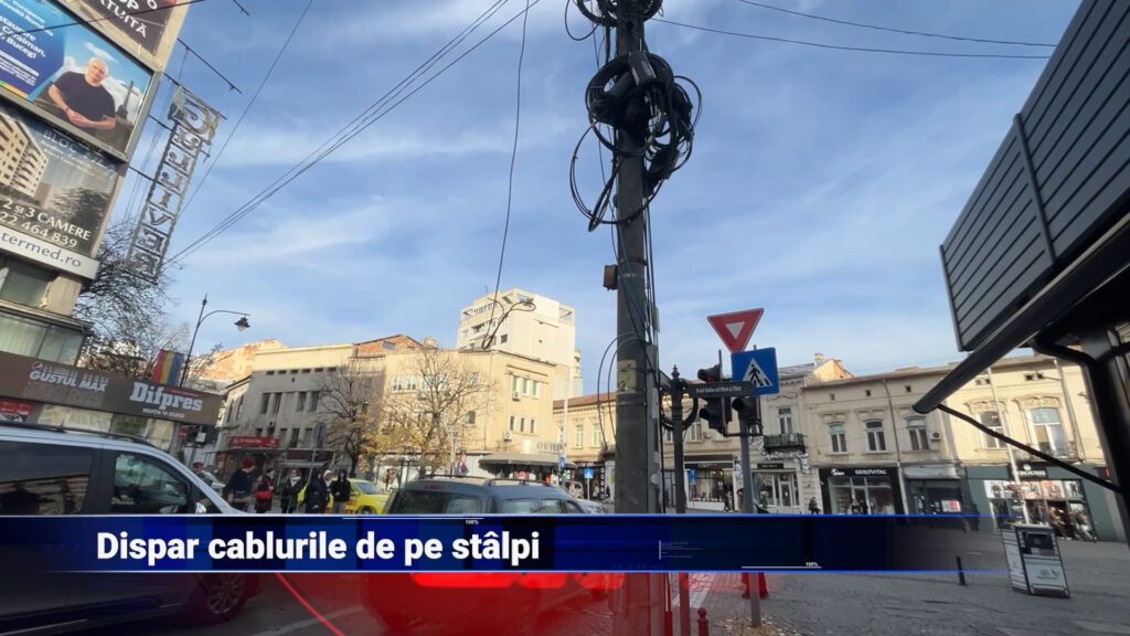 Dispar cablurile de pe stâlpi