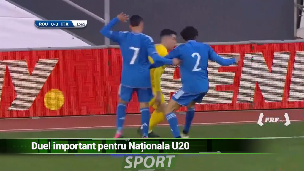 Duel important pentru Naționala U20
