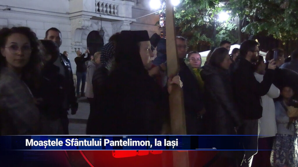 Moaștele Sfântului Pantelimon, la Iași