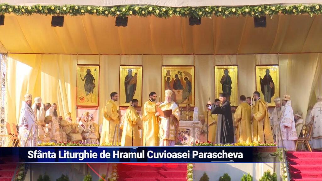 Sfânta Liturghie de Hramul Cuvioasei Parascheva