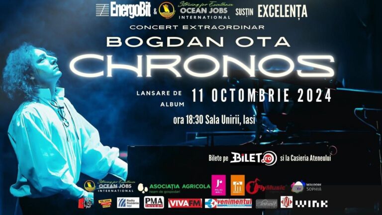 Bogdan Ota într-un concert spectaculos, la Iași