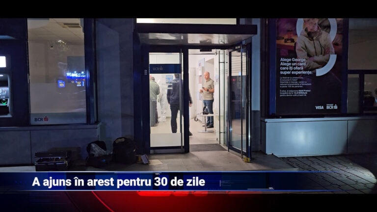 A ajuns în arest pentru 30 de zile