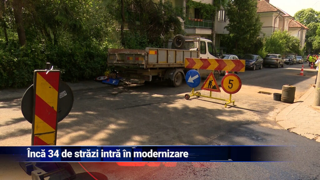 Încă 34 de străzi intră la modernizare
