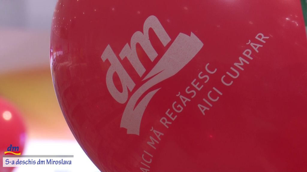 dm drogerie markt România a deschis prima drogherie în Miroslava, în Complexul Comercial Family Market