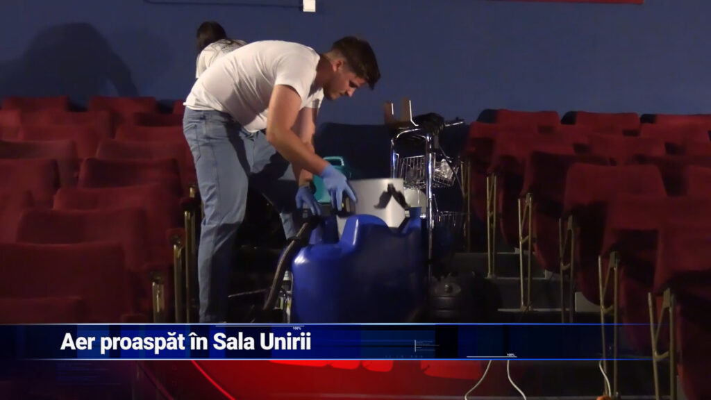 Aer proaspăt în Sala Unirii
