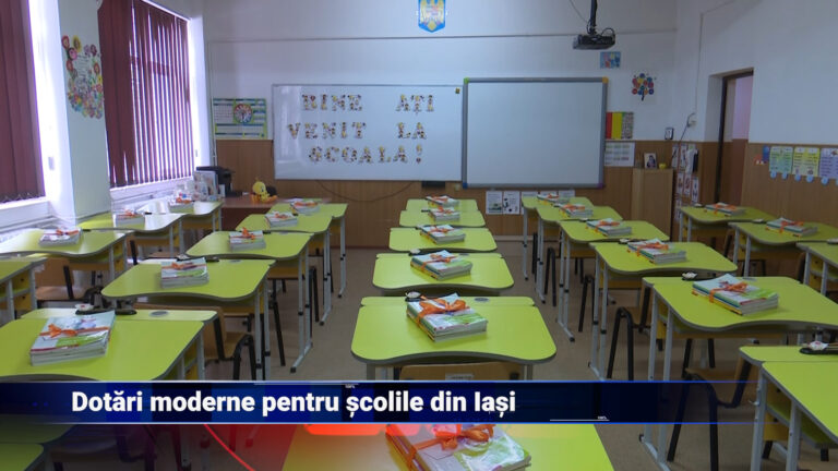 Dotări moderne pentru școlile din Iași