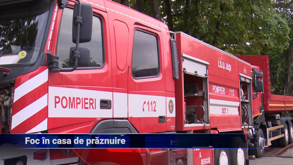 Foc în casa de praznuire
