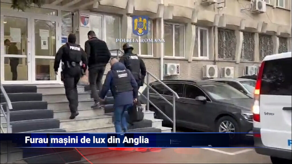 Furau mașini de lux din Anglia