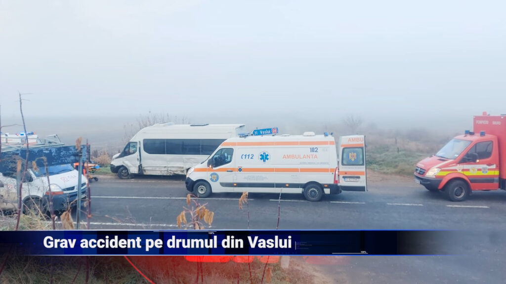 Grav accident pe drumul spre Vaslui