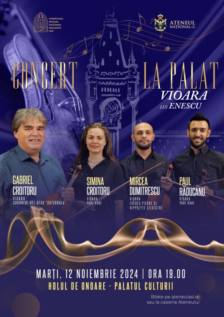Concerte la Palat cu viorile lui Enescu