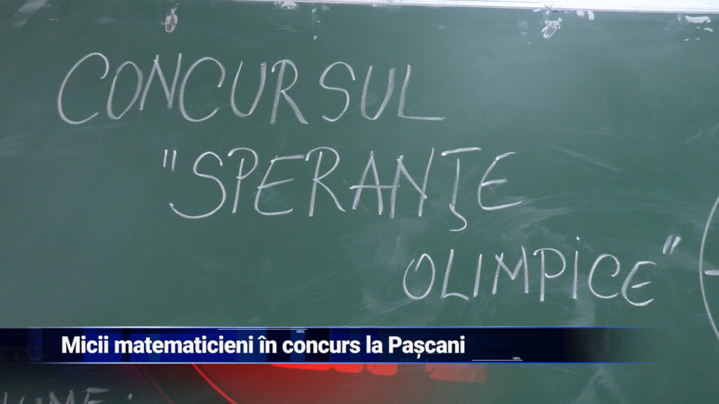 Micii matematicieni, în concurs la Pașcani