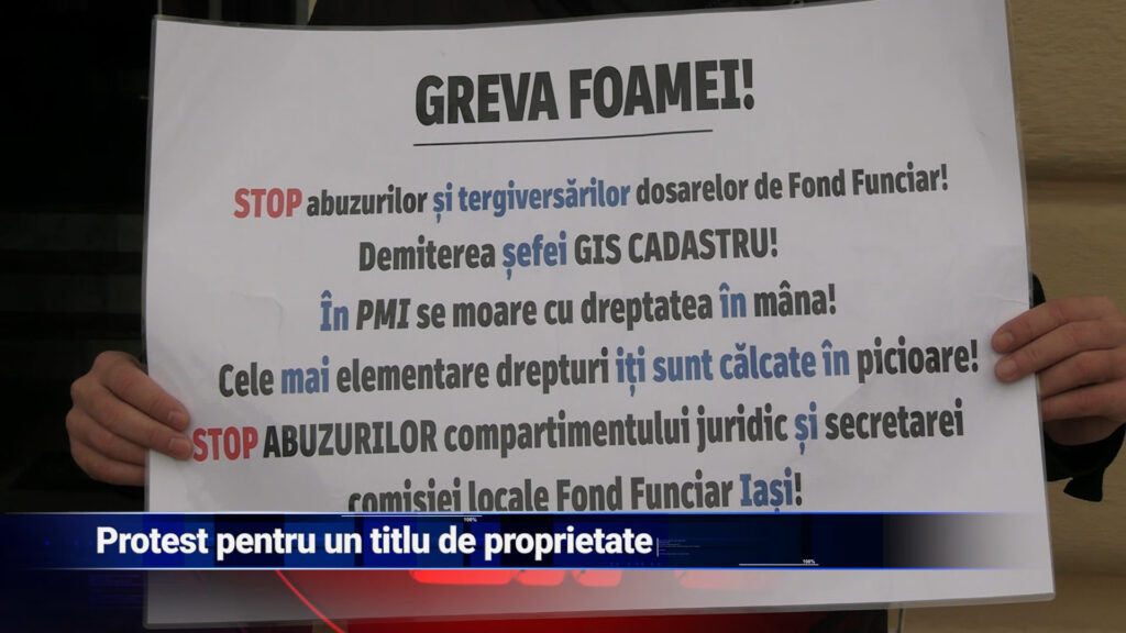 Protest pentru un titlu de proprietate