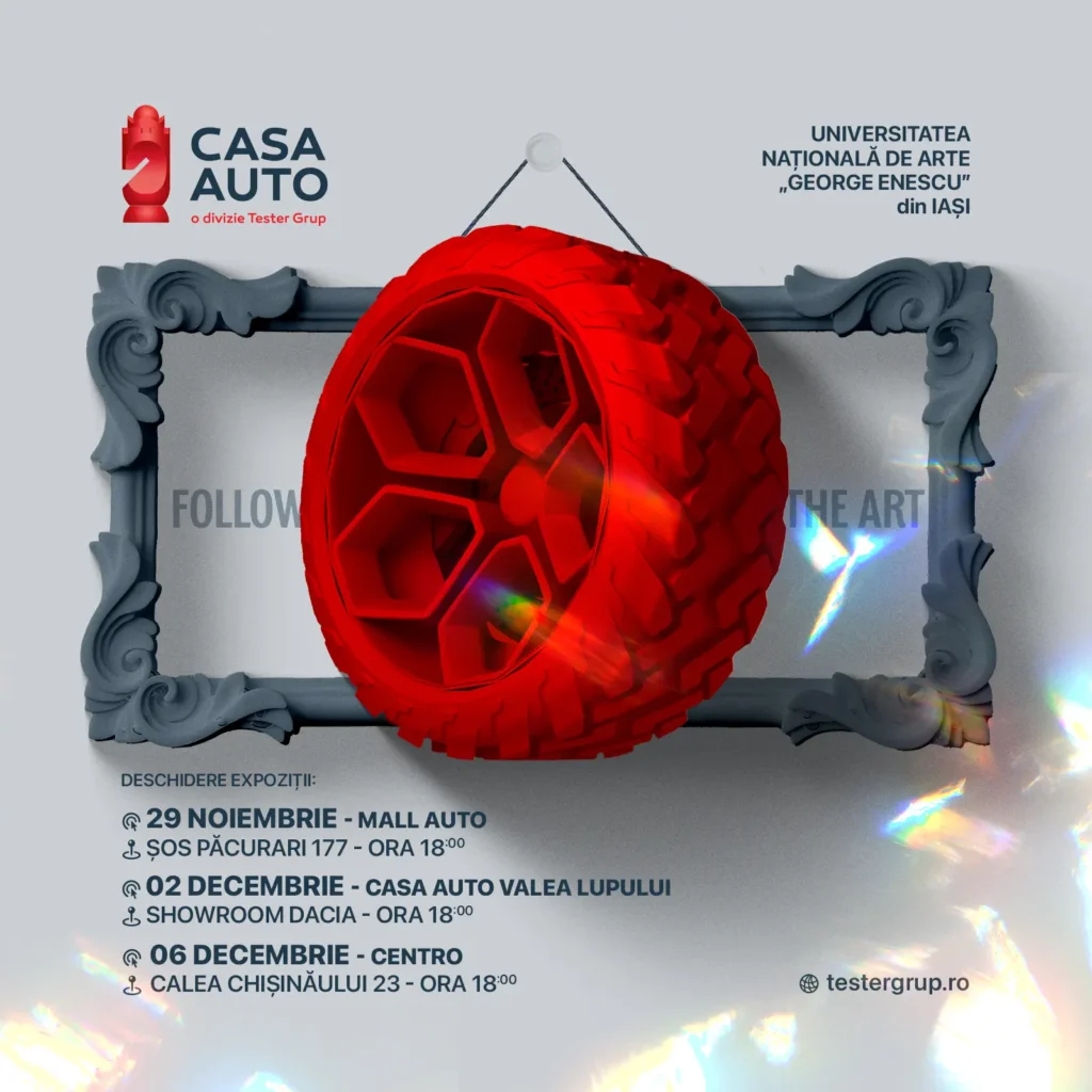 Casa Auto Iași lansează o nouă colaborare cu Universitatea Națională de Arte „George Enescu” din Iași în luna Decembrie
