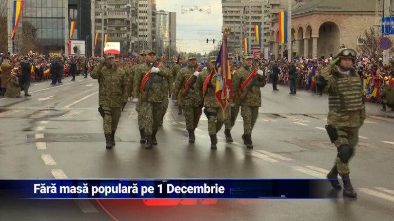 Fără masă populară pe 1 Decembrie