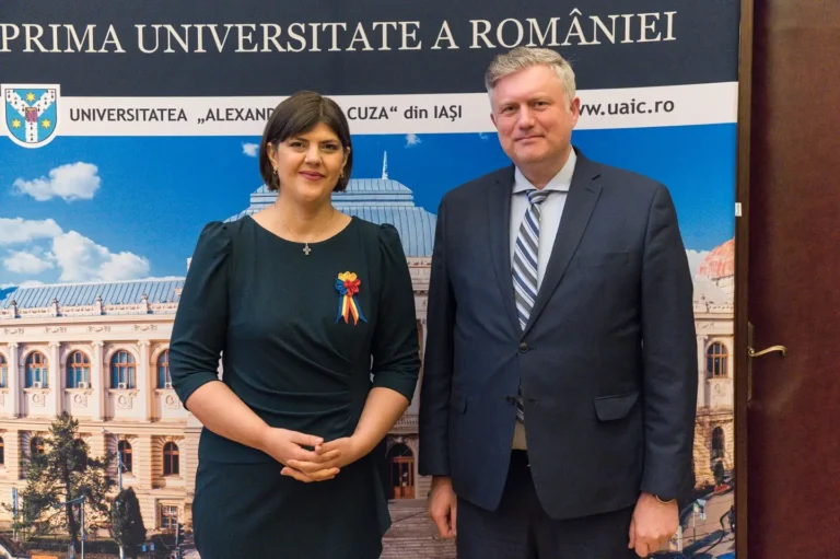 Laura Codruța KÖVESI, Procurorul-șef al Parchetului European, a conferențiat la UAIC