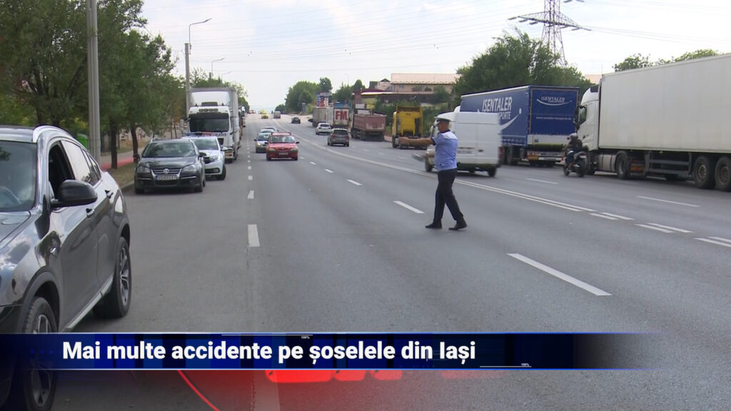Mai multe accidente pe șoselele din Iași